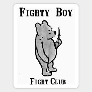 Fighty boy fight club Bear Magnet
